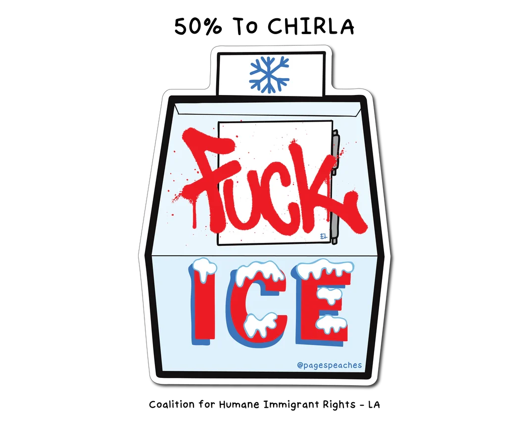 Fuck Ice Waterproof Vinyl Sticker For Water Bottles