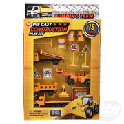 Diecast Play Set Construction 15 Piece by Homeportonline