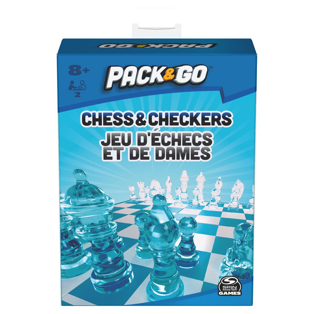Pack & Go Chess & Checkers by Homeportonline