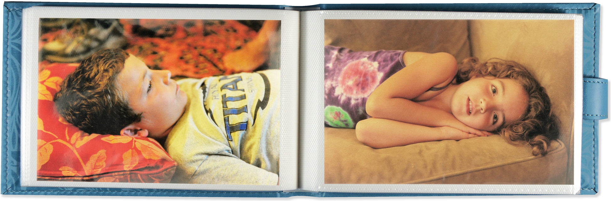Photo Album Embossed Sky Blue by Homeportonline