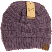 C.C Beanie - Classic CC Beanie: Violet by SidePony Boutique