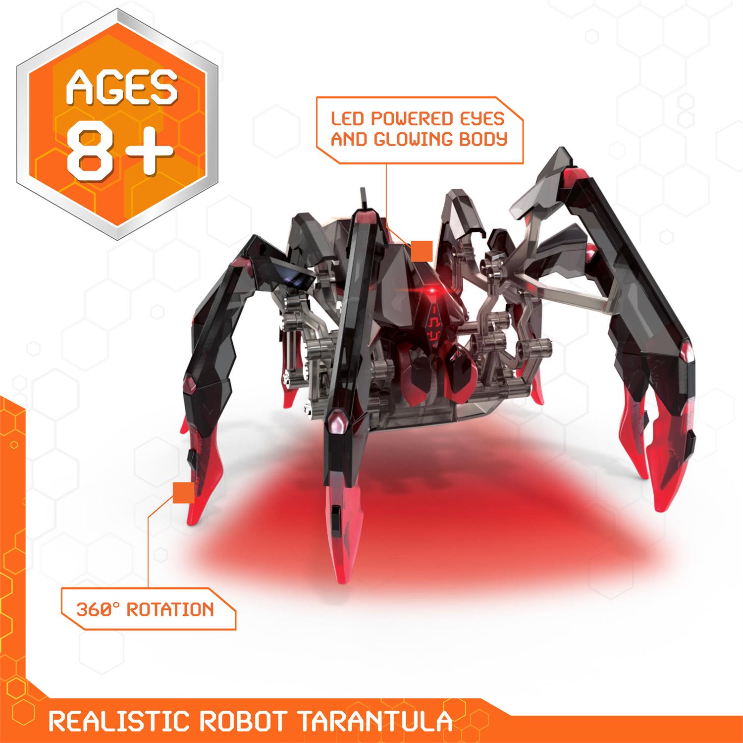 Hex Bots Black Widow Spider Remote Control by Homeportonline