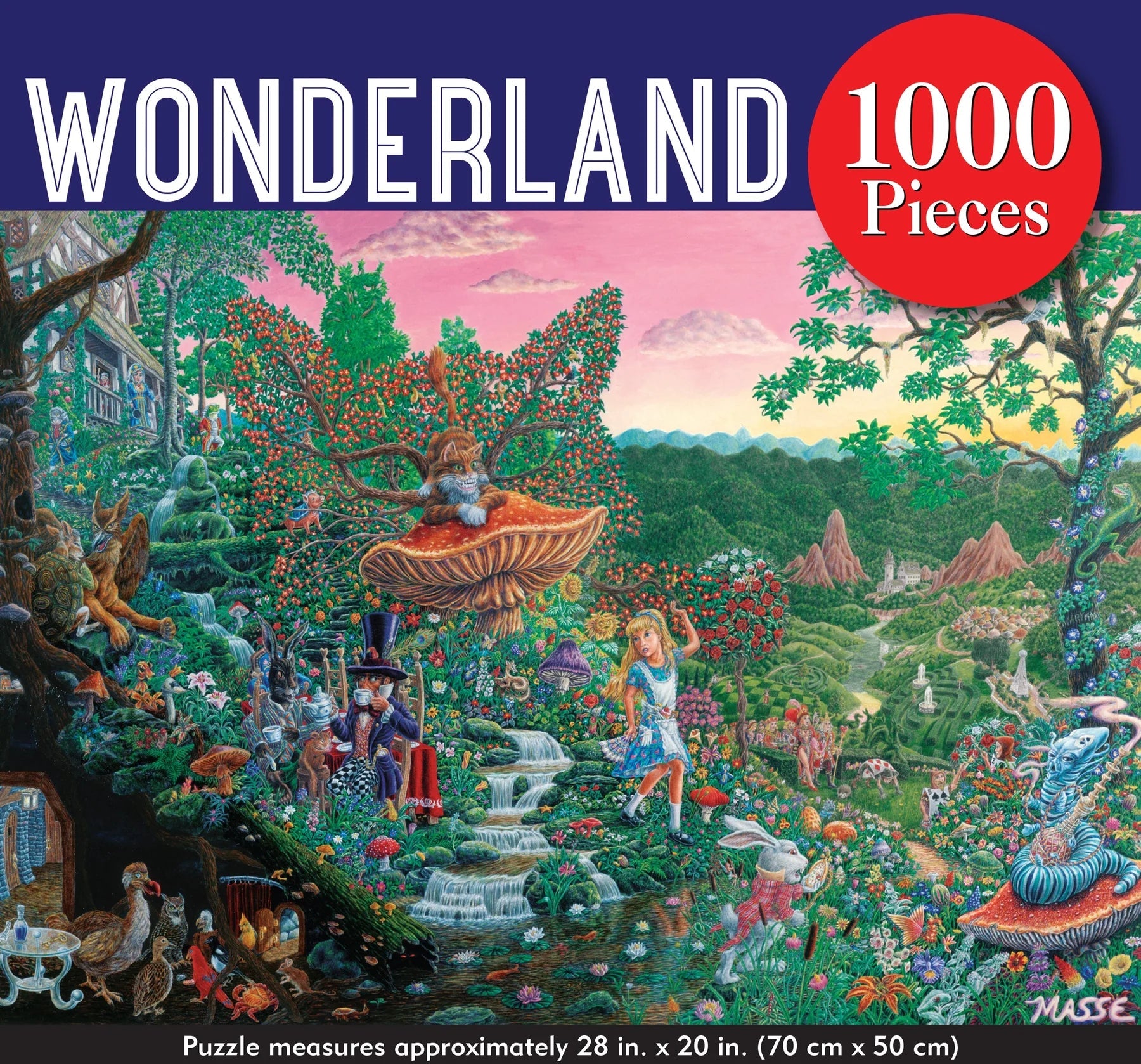 Puzzle 1000 Piece Wonderland by Homeportonline