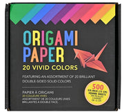 Origami Paper 20 Vivid Colors 500 Sheets by Homeportonline