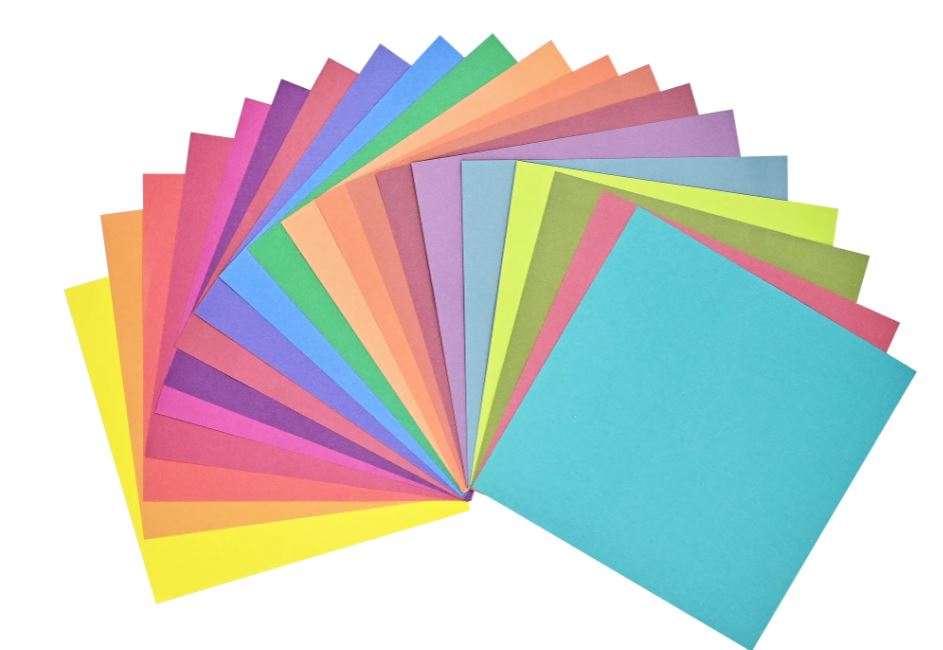 Origami Paper 20 Vivid Colors 500 Sheets by Homeportonline