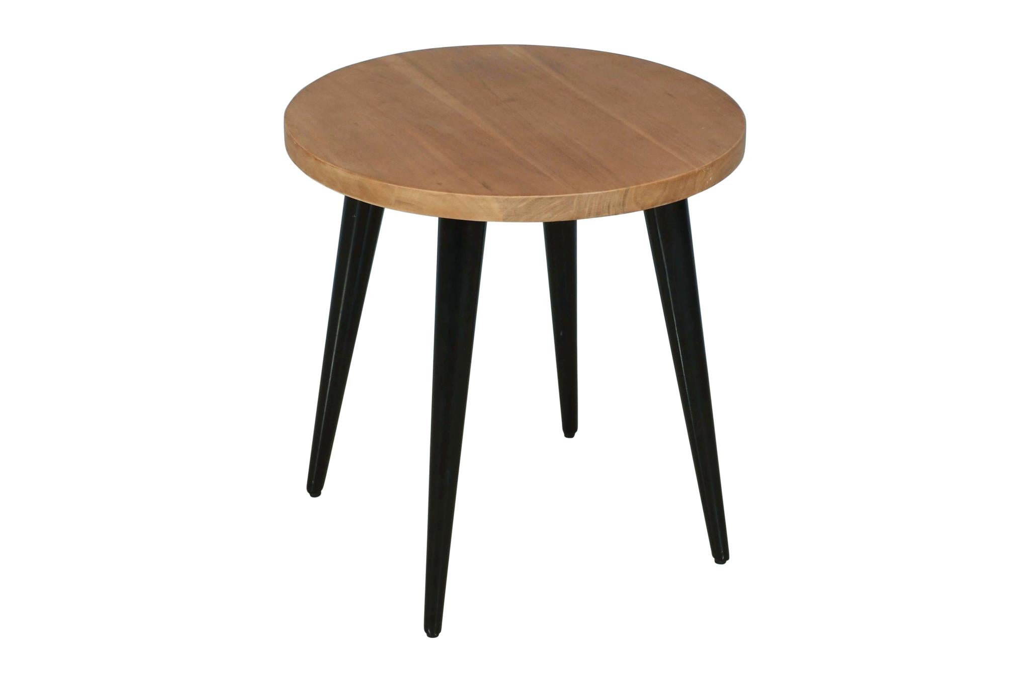 Prelude End Table Round Suede by Homeportonline