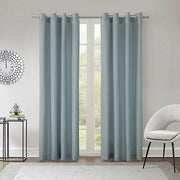 Harmony Grommet Top Panel 52" x 63" Blue by Homeportonline