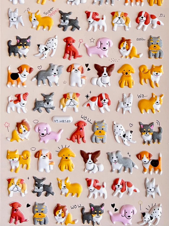 Stickers Puppy Puffy by Homeportonline