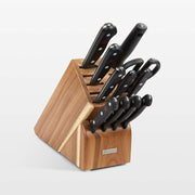 Gourmet 12pc Knife Block Set 15-Slot Acacia by Homeportonline