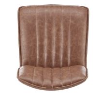 Reino Polyurethane Dining Chair Antique Cigar Brown by Homeportonline