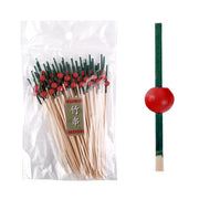 Bamboo Skewer Red 4.75" by Homeportonline