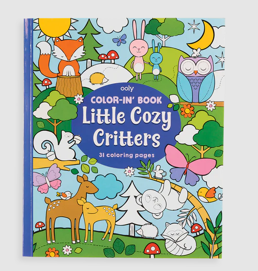 Coloring Book Little Cozy Critters by Homeportonline