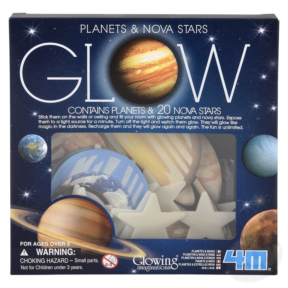 4M Glow In The Dark Planets & Nova Stars by Homeportonline