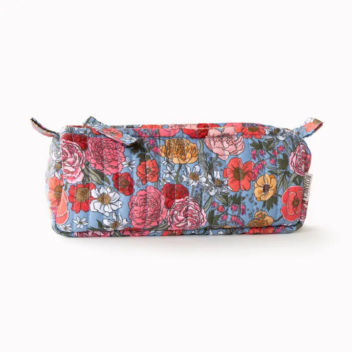 Cotton Quilted Pencil Pouch