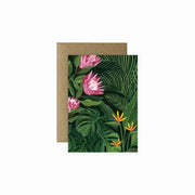 Lush Tropical Mini Greeting Card