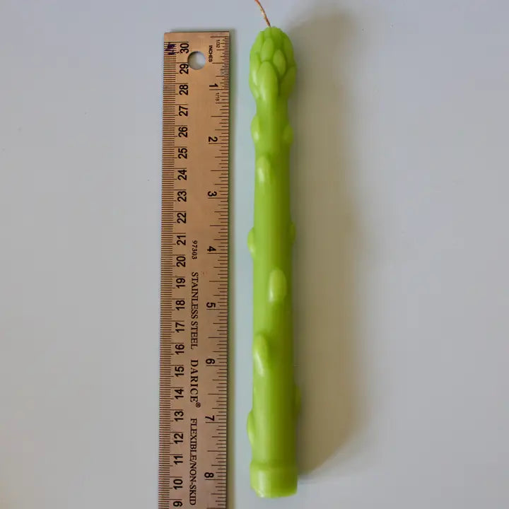 Asparagus Taper Candle