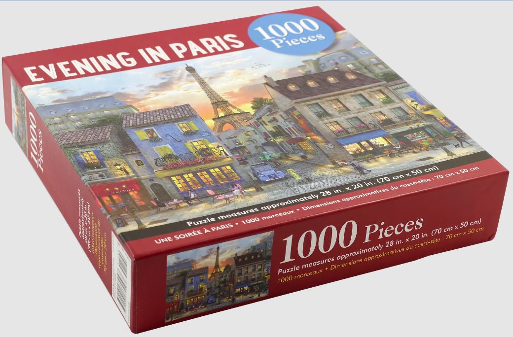Puzzle 1000 Piece Evening in Paris by Homeportonline