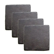 Square Slate Coasters by Homeportonline
