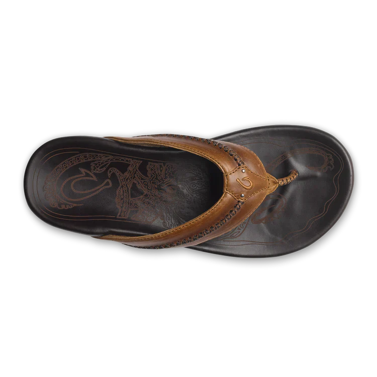 OluKai Mea Ola Men's Leather Sandals by Harbour Thread