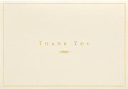 Gold/Cream (gold Foil) Thank You