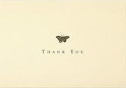 Gold Butterfly (debossed, Gold Foil) Thank You