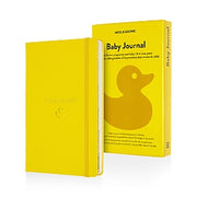 Moleskine Guided Journal 5.12"x8.25" Baby: Yellow Hard Cover, Undated, 400 Pages, Elastic Closure, Ribbon Marker