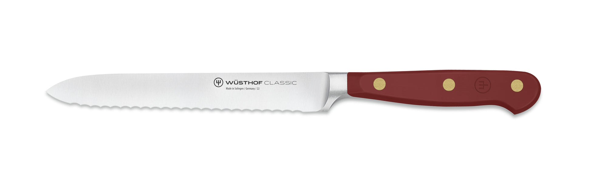 Wusthof Classic Colors 5" Serrated Utility by Kiss the Cook