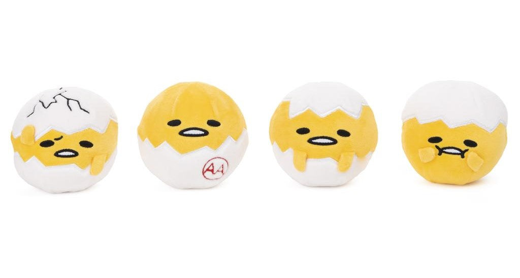 Plush Sanrio Gudetama Round 3.5" (Sold Individually) by Homeportonline