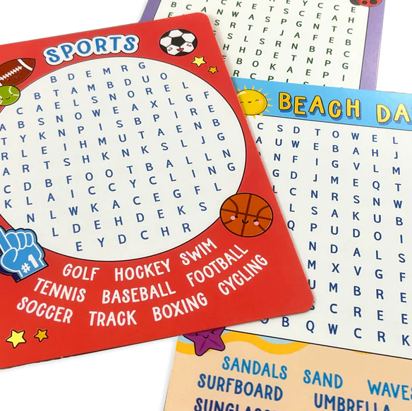 Activity Card Kit Word Search by Homeportonline