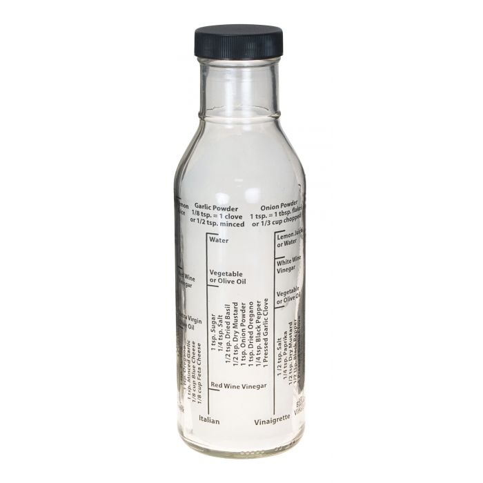 Glass Salad Dressing Bottle by Kiss the Cook