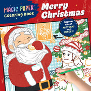 Magic Paper Coloring Book: Merry Christmas!: Disco