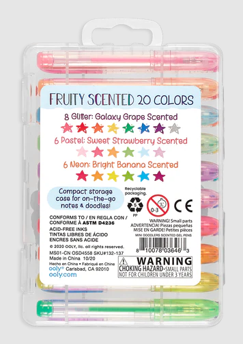 Gel Pens Scented Mini Doodlers set of 20 by Homeportonline