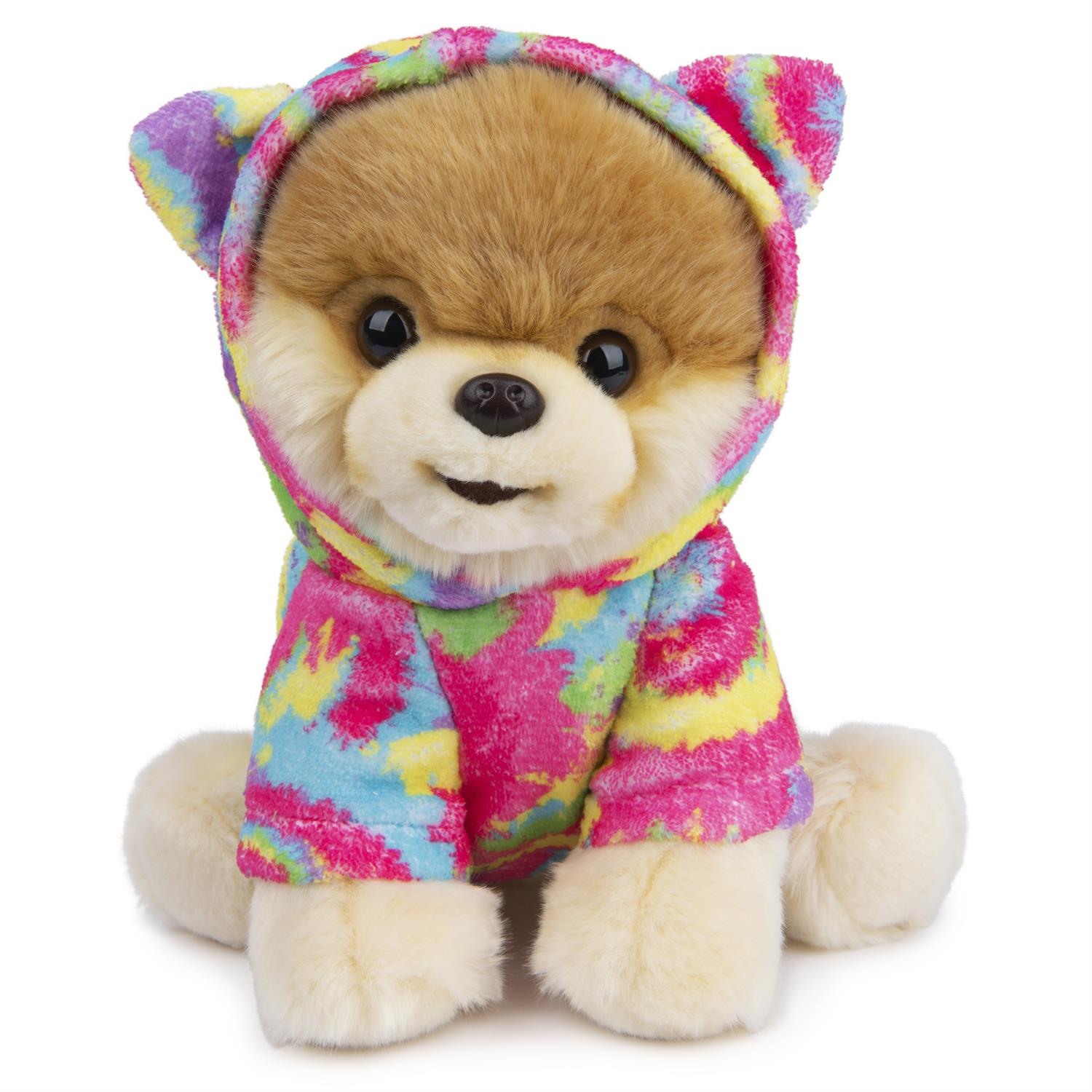 Plush Boo With Tie Dyed Hoodie 9" by Homeportonline