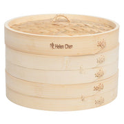 Helen's Asian Kitchen Bamboo Steamer with Lid by Kiss the Cook