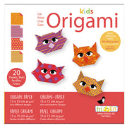 Kids Origami 15cm x 15cm Cats by Homeportonline