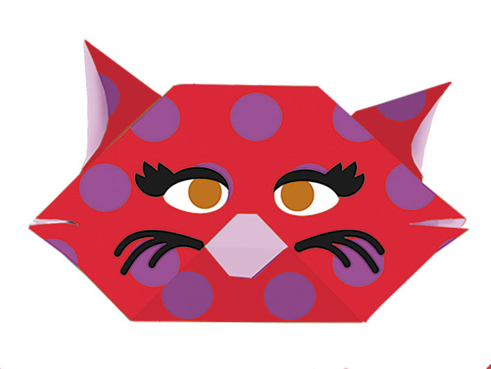 Kids Origami 15cm x 15cm Cats by Homeportonline