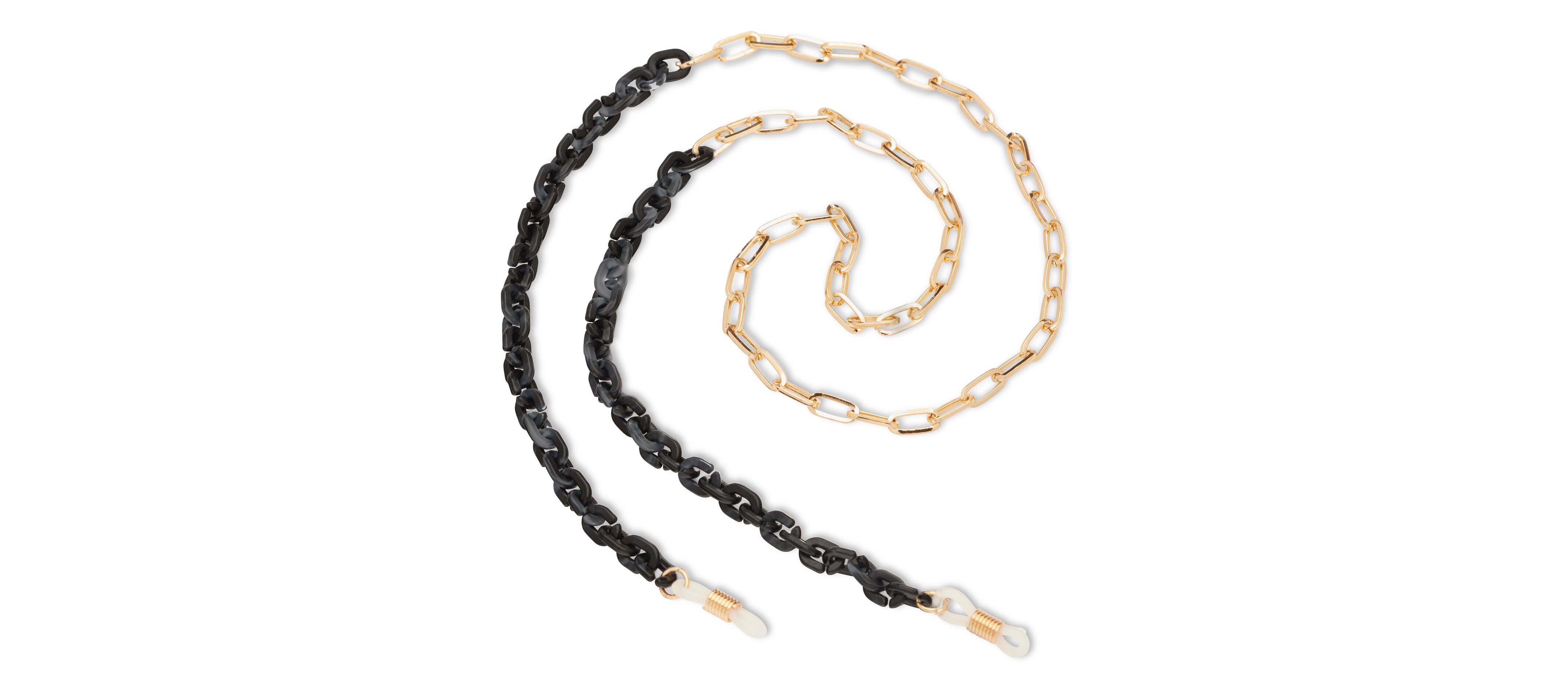 Colorblock Link Chain - Onyx by Homeportonline