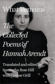 What Remains The Collected Poems of Hannah Arendt
