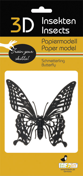 3D Paper Model Kit Butterfly by Homeportonline