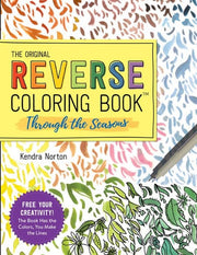 Original Reverse Coloring Book Through the Season
