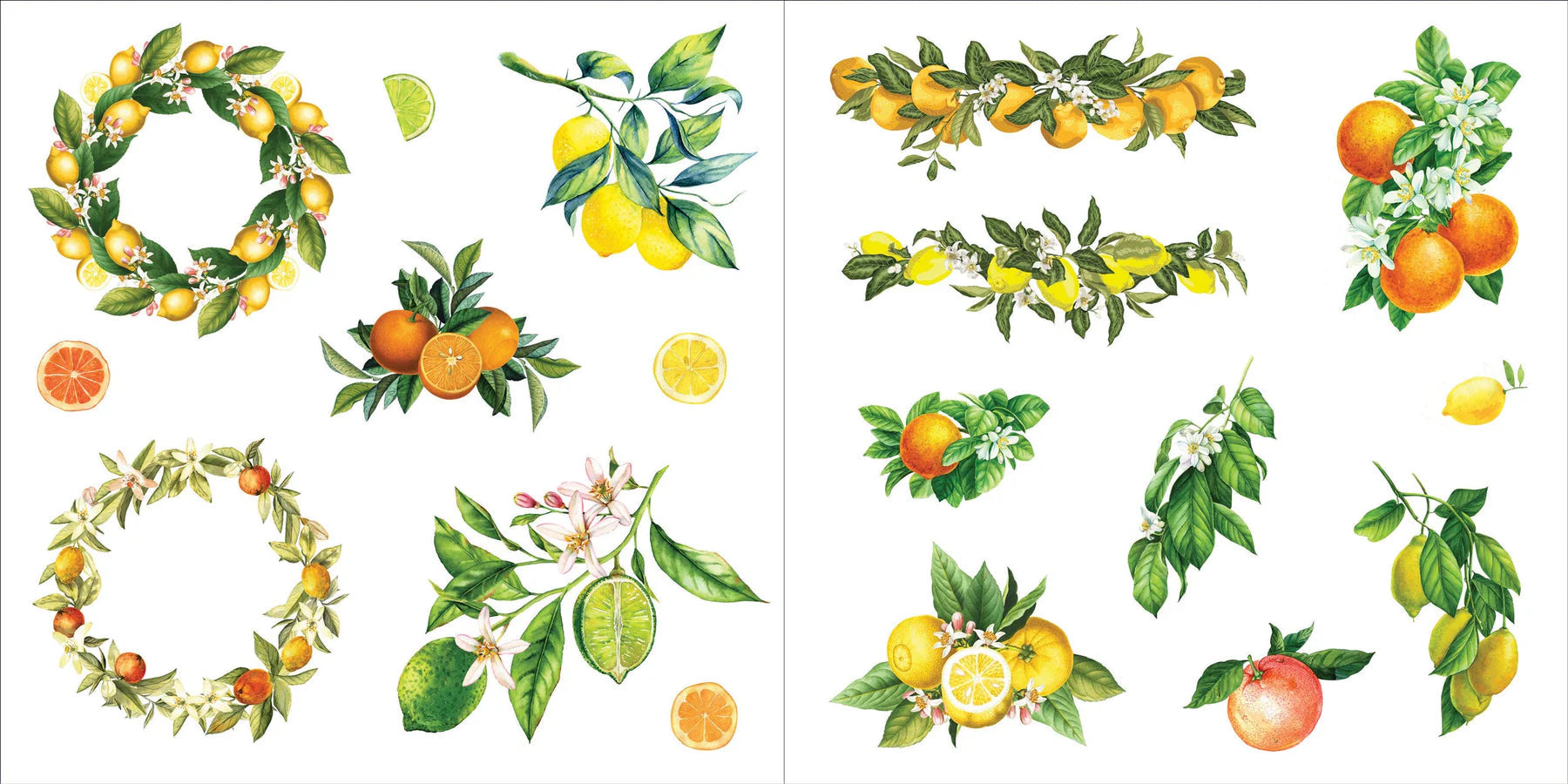 Sticker Book Bunches Of Botanicals by Homeportonline