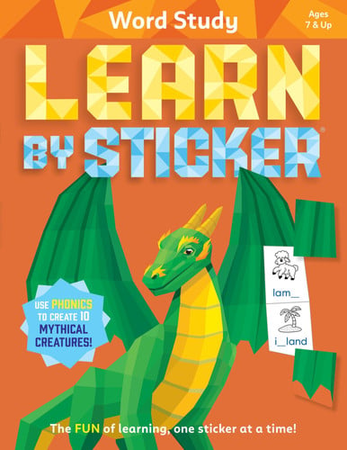 Learn by Sticker: Word Study: Use Phonics to Creat