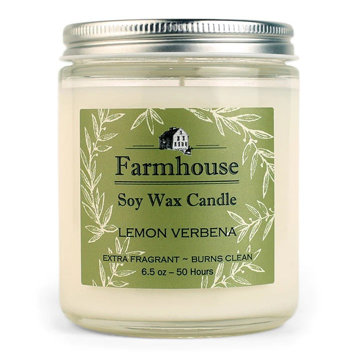 Soy Candle - 6.5oz - Lemon Verbena by Homeportonline