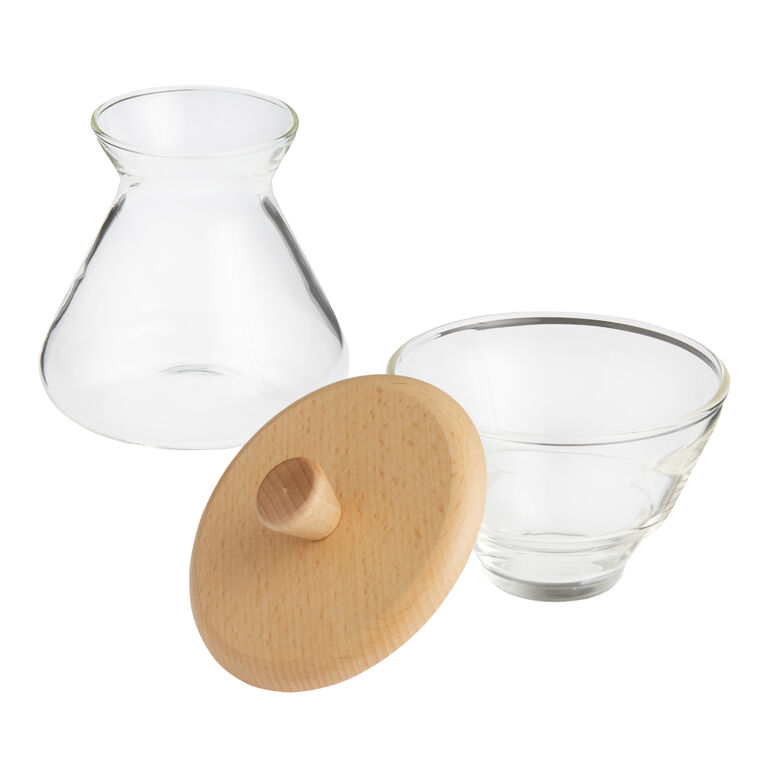 Chemex Handblown Cream & Sugar Set by Kiss the Cook