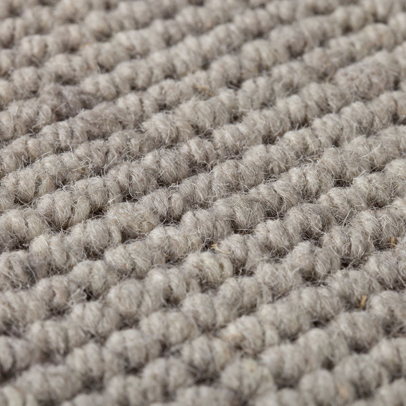 Monaco Popcorn Wool Rug Silver 5' X 7'6" by Homeportonline