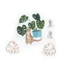 Cat and Plant Stickers