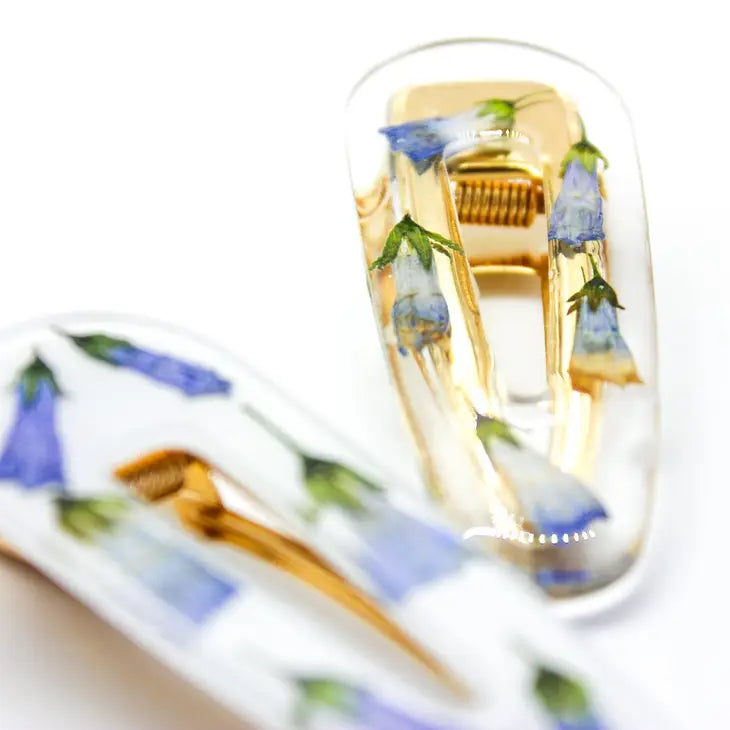 Pressed Flower Hair Clip