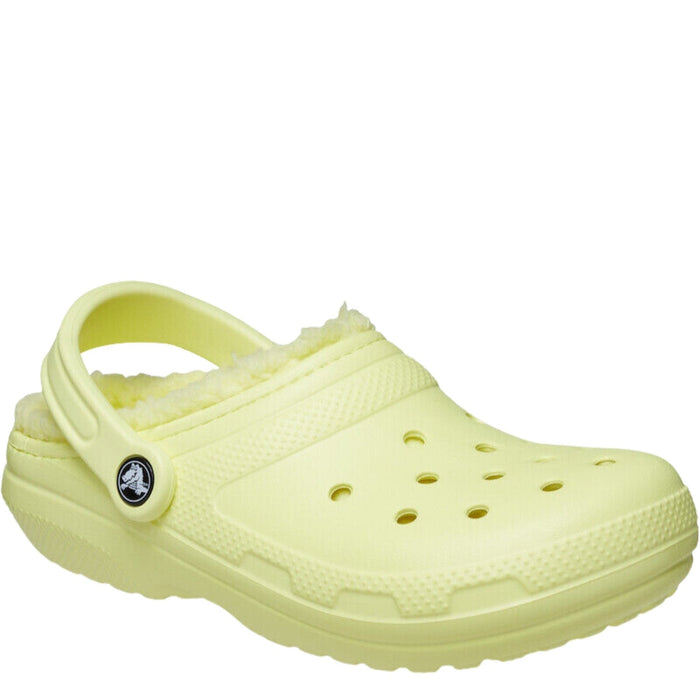 Crocs Classic Fuzz Lined Clog - Sulphur