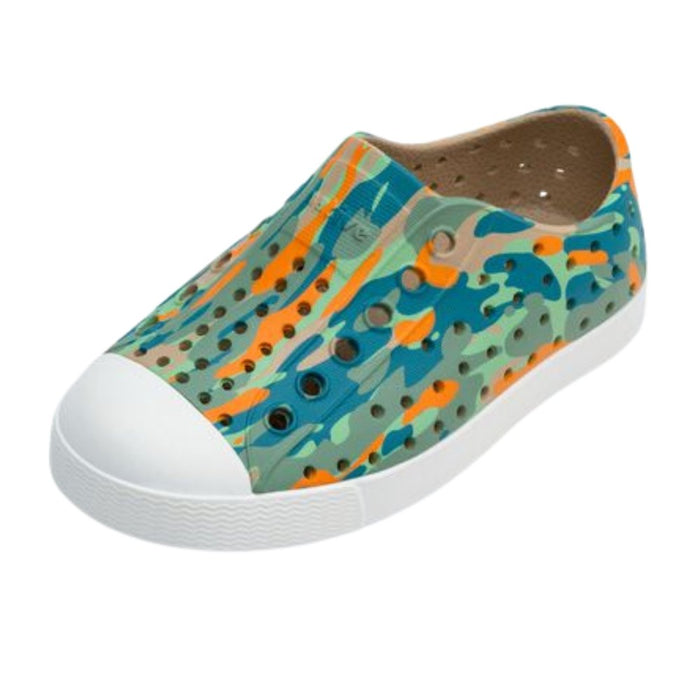 Native Kids' Infant Jefferson Sugarlite Print - Flax Tan/Shell White/City Eucamo