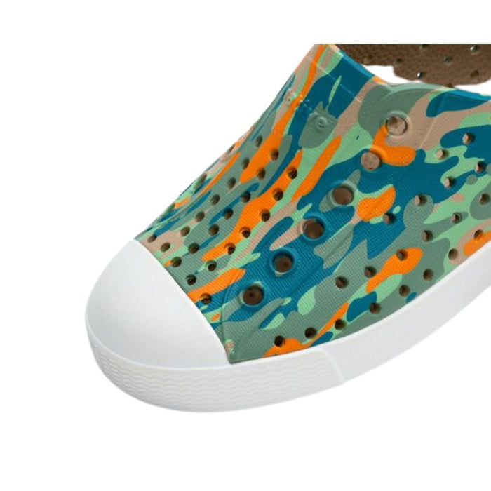 Native Kids' Infant Jefferson Sugarlite Print - Flax Tan/Shell White/City Eucamo